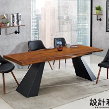 【設計私生活】史瓦龍6.6尺原木餐桌(免運費)A系列106A