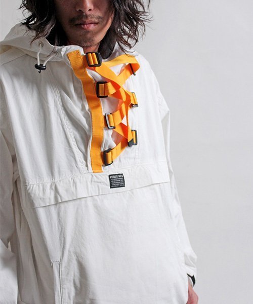 ｜The Dood Life｜日本 AVIREX / 復古硫化染罩衫 Anorak 輕量外套 weather parka