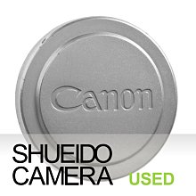 集英堂写真機【全國免運】良品 CANON 42mm 早期金屬鏡頭前蓋 銀 LTM L39 LEICA 20266