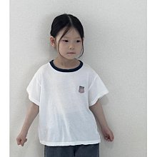 3~11 ♥上衣(네이비넥) MINIPOINT-2 24夏季 MIP240508-008『韓爸有衣正韓國童裝』~預購