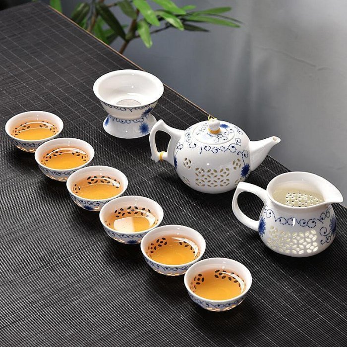 窯變茶具套裝家用天目釉手工陶瓷整套鈞窯茶壺茶杯功夫茶具茶組