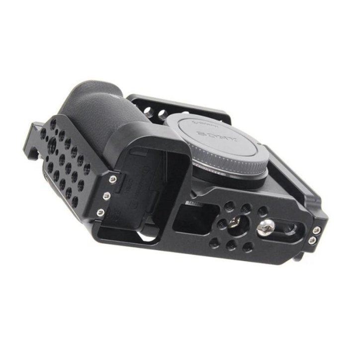 適用A6600相機兔籠 a6600微單金屬保護框套外接補光燈麥