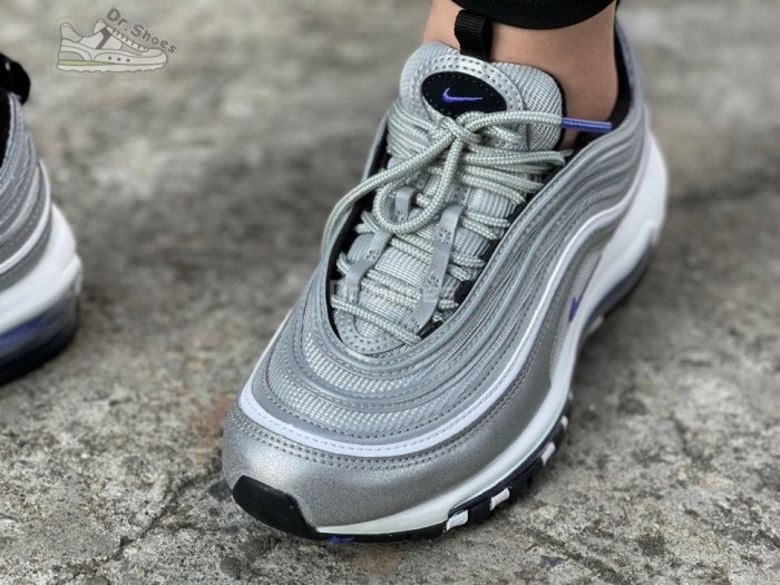 【Dr.Shoes 】Nike Air Max 97 銀藍勾 復古 氣墊 子彈 慢跑鞋 男鞋休閒鞋 DJ0717-001