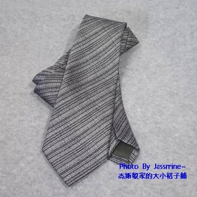專業形象沉穩氣質 灰底斜紋 PLAYDAN 來自東京 日製紳士領帶