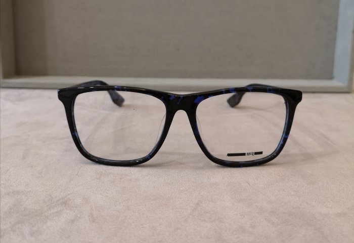 英國McQ MQ-0041OA-004 亞洲版藍玳瑁威靈頓眼鏡- outlet