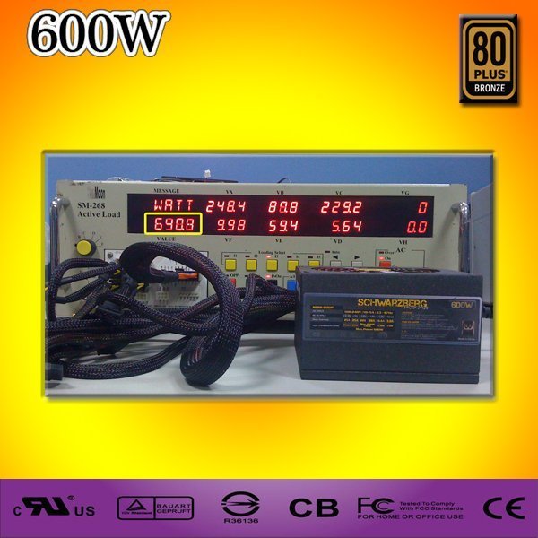 [用心的店]搶便宜 全新 600W 80+(銅牌) 電源供應器 / 12CMC大風扇日本設計(低噪音) /日系長效大電容