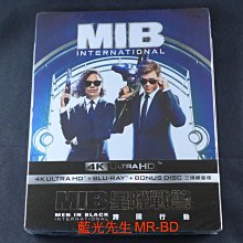 [藍光先生UHD] MIB星際戰警：跨國行動 UHD + BD 三碟鐵盒版 ( 得利正版 )