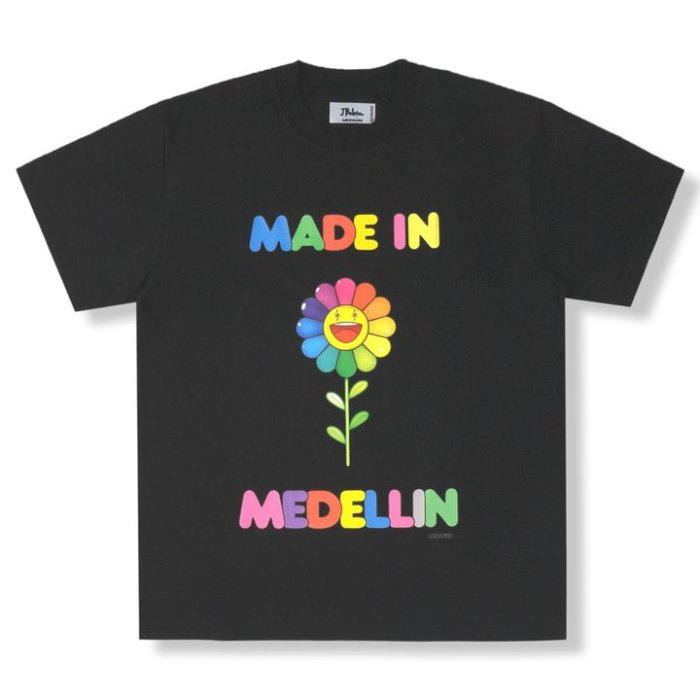 J Balvin x Takashi Murakami Made In Medellin Tee 村上隆短袖T恤短T