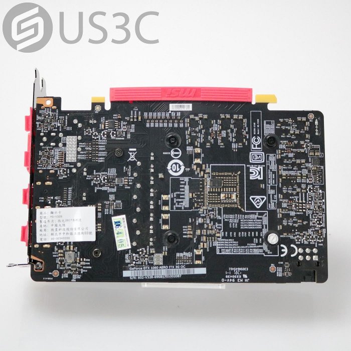 【US3C-桃園春日店】微星 MSI GeForce GTX 1060 AERO ITX 3G OC 電競顯示卡