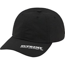 【日貨代購CITY】2021SS SUPREME VISOR LOGO 6-PANEL 帽子 老帽 黑色 現貨