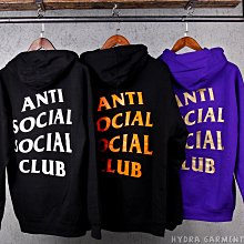 【HYDRA】Anti Social Social Club Hoodie 亞洲 帽T 刷毛 ASSC【ASSC01】