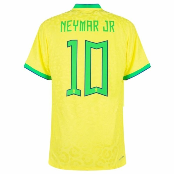 熱銷 正版世界杯巴西隊球衣主場球員版10號內馬爾短袖足球服DN0680 可開發票