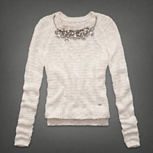 【A&F女生館】☆【 Abercrombie&Fitch針織衫】☆【AFG003V7】(M-L)