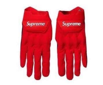 xsPC Supreme x Racing Fox Bomber LT Gloves 紅色機車手套防風| Yahoo