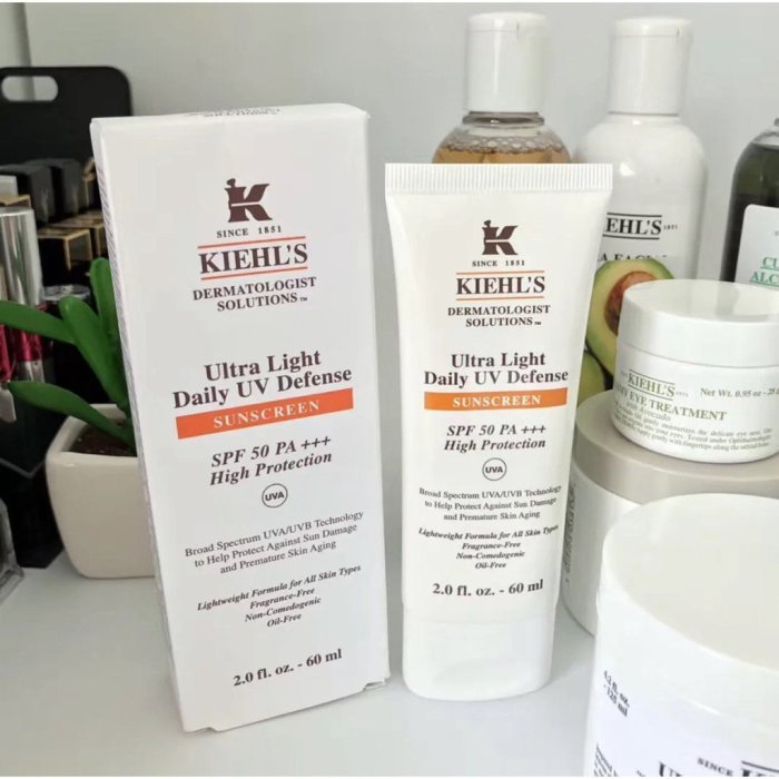 【附發票】Kiehl's 新版 集高效清爽UV防護乳60ml SPF50 契爾氏 kiehls 高係數防曬乳防曬霜 防曬