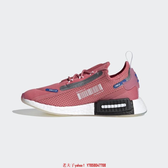 【老夫子】adidas NMD R1 Spectoo W Hazy Rose 玫瑰粉 FZ3208鞋