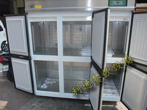 《利通餐飲設備》六門風冷上凍下藏冰箱 六門冷凍櫃 純304整台 冷凍庫 冷凍櫃 營業冰箱