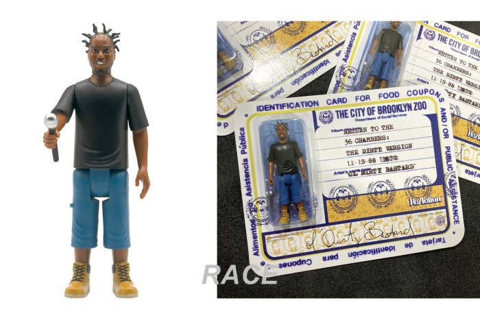 【RACE】SUPER7 公仔 吊卡 骯髒壞傢伙 ODB REACTION FIGURE WU-TANG CLAN 武當