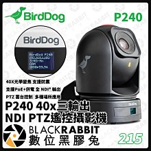 數位黑膠兔【 BirdDog 鳥狗 P240 40X 三輸出 NDI PTZ 遙控攝影機 】攝影機 攝像機