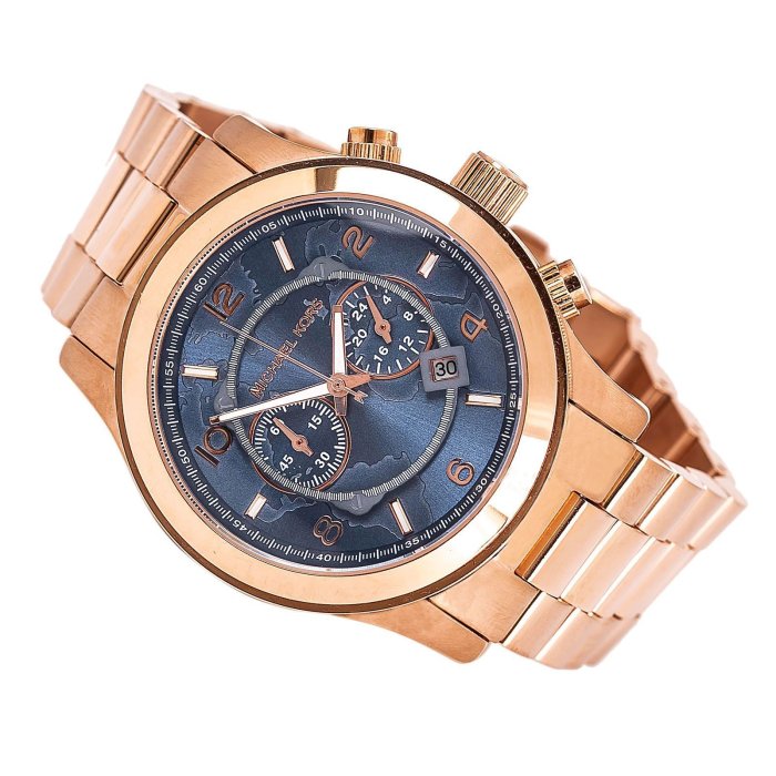 全新正品 Michael Kors MK8358 玫瑰金現貨 Hunger Stop 100 Series 男錶 MK