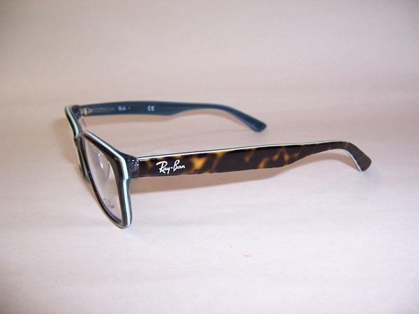 光寶眼鏡城(台南) Ray-Ban *時尚最夯潮框板料眼鏡**R5290D/5172亮琥珀三色板,腳長145mm,公司貨