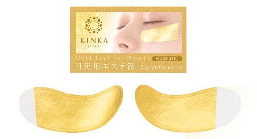 日本 KINKA金華 24K金箔高保濕眼膜 細紋 眼袋美人 母親節❤JP Plus+