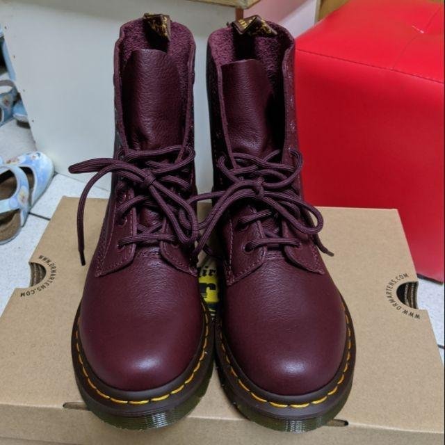 Dr. Martens 1460 Parcal 馬汀鞋 8孔軟皮革（櫻桃紅）全新