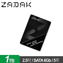 ZADAK TWSS3 1TB 2.5吋 SATA SSD【風和資訊】