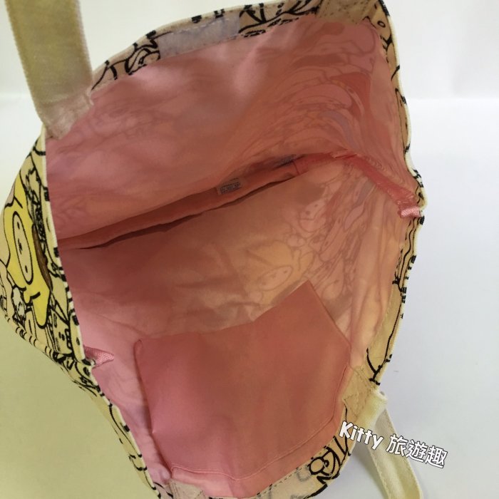 [Kitty 旅遊趣] Hello Kitty 手提袋 三麗鷗家族圖案 帆布提袋 提袋 補習袋 直式提袋 文件袋