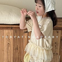 90~130 ♥上衣(BEIGE) B.DIARY-2 24夏季 BKK240515-145『韓爸有衣正韓國童裝』~預購