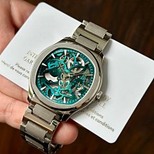 ~路米名品~ 新款 PIAGET 伯爵 POLO SKELETON G0A47008 超薄 孔雀綠 鏤空機芯 快拆式錶帶 鋼帶 全新鱷魚皮帶 8年保固