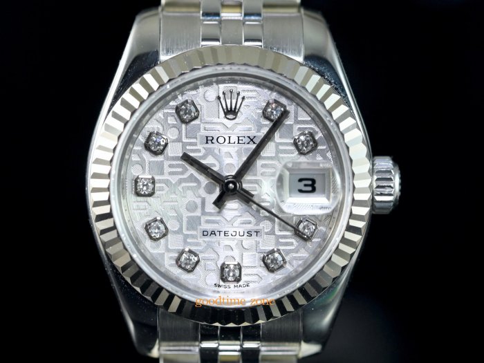 [好時計] ROLEX 勞力士 179174 Datejust 原裝包台10鑽紀念面 26mm LRK086