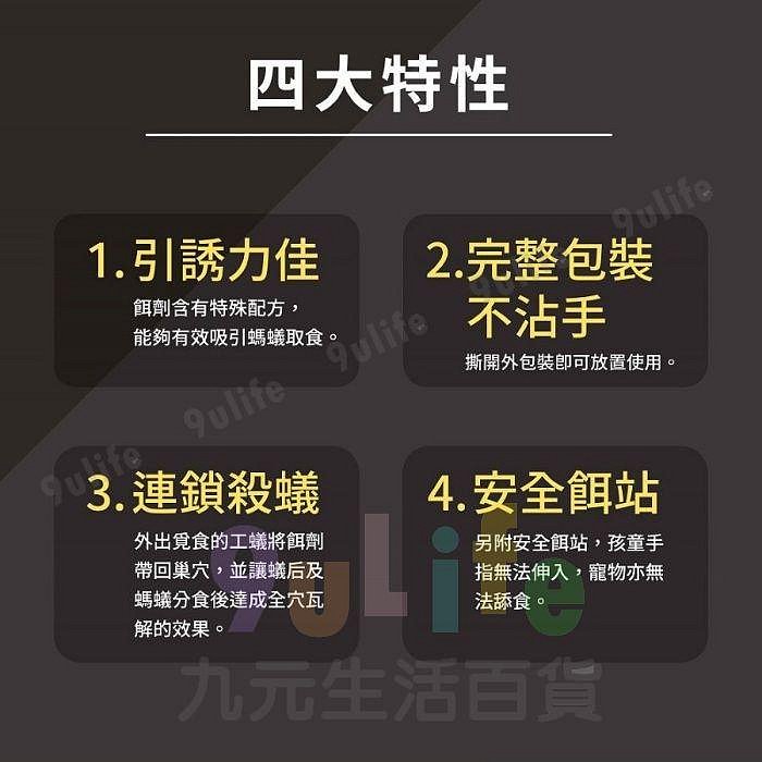 【九元生活百貨】安德生 蟻愛呷 攻巢螞蟻餌劑/10gX2 防治螞蟻 除蟻 滅蟻