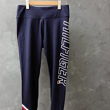 CA 美國品牌 TOMMY HILFIGER 深藍 緊身 彈性休閒九分褲 L號 一元起標無底價M834