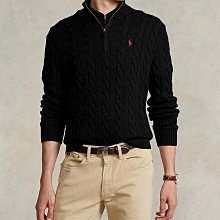 ☆【RL男生館】☆【POLO Ralph Lauren小馬麻花立領針織衫/拉鍊毛衣】【RL001Z5】(L-XL)