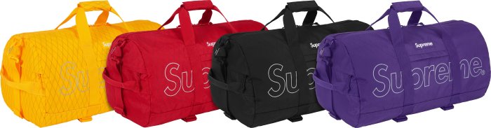 ☆LimeLight☆ 2018 F/W Supreme 45th Duffle Bag 旅行包黃/紅/黑/紫