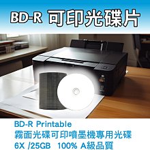 【Live168市集】錸德 BD-R  6X 25GB 亮面可印光碟片 Printable BD-R  50片裝