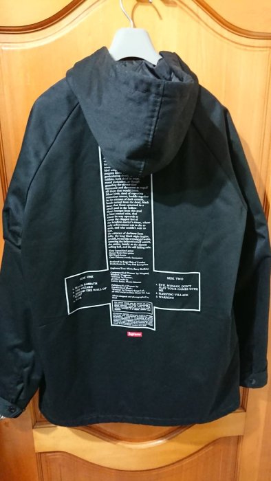 Supreme Black Sabbath Hooded Parka 外套