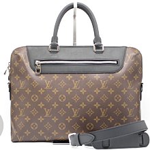 【青蘋果3C】LV 老花黑色公事包 手提包 M54019 PORTE-DOCUMENTS JOUR 男士 #MO4