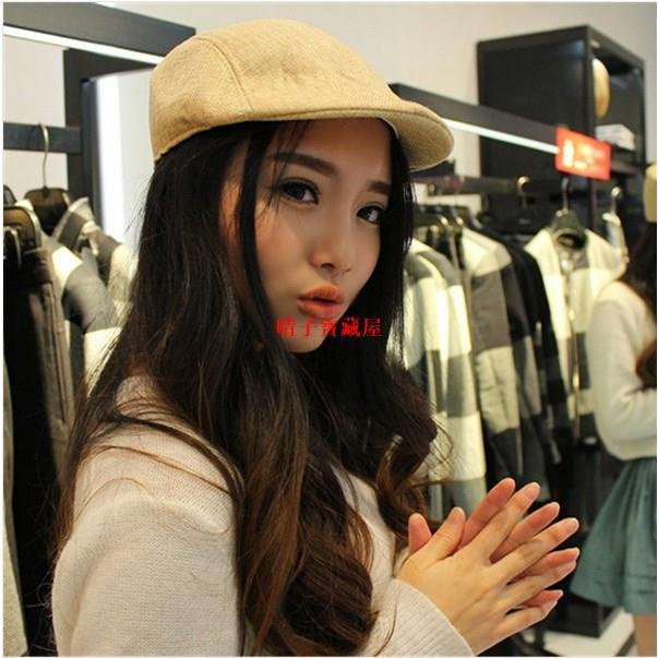 日韓時尚基本款 素色網眼面料 透氣舒適 鴨舌帽小偷帽 報童帽 八角帽 貝雷帽 K511·晴子寶藏屋