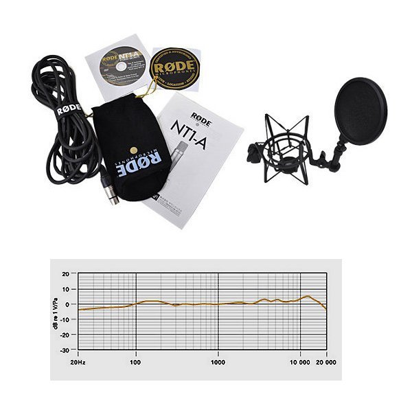 麥克風專業大廠 RODE NT1-A 錄音專用電容式麥克風 超低價回饋供貨中送166音效