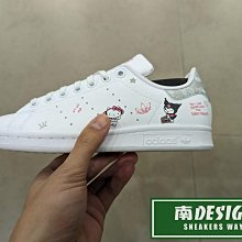 南🔥2023 12月 ADIDAS HELLO KITTY STAN SMITH 聯名 三麗鷗 大童 女 白IG8407