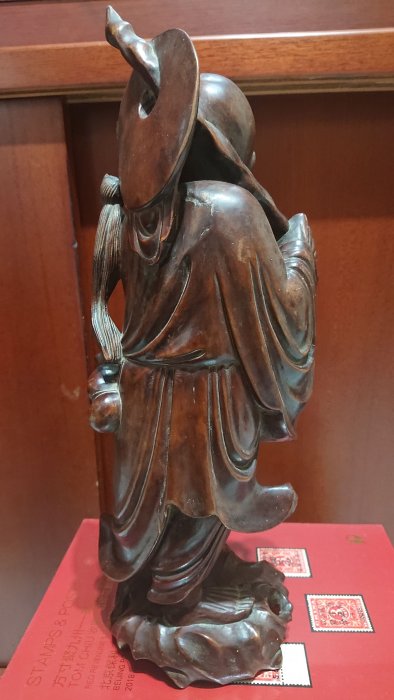 明代木雕菩提達摩像