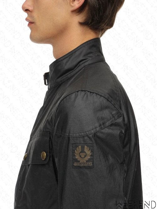 【WEEKEND】 BELSTAFF Fieldmaster 貝克漢 復古 哈雷 重機 外套 夾克 黑色