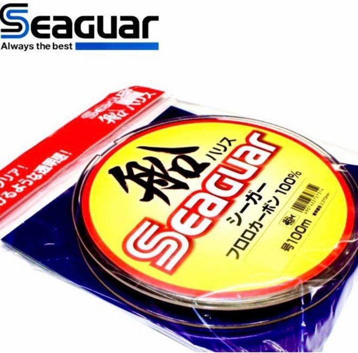 北海岸釣具 Seaguar 船 ハリス 100M 碳纖維線  100米 卡夢線 子線 前導線 釣線 日本