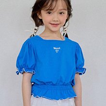 5~13 ♥上衣(BLUE) CCOMMA.J-2 24夏季 CC0240501-010『韓爸有衣正韓國童裝』~預購