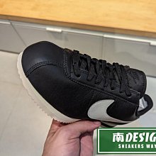 南🔥2024 5月 NIKE Cortez 23 高級皮革 復古 復刻 緩震 加寬 女款 黑白 FB6877-001