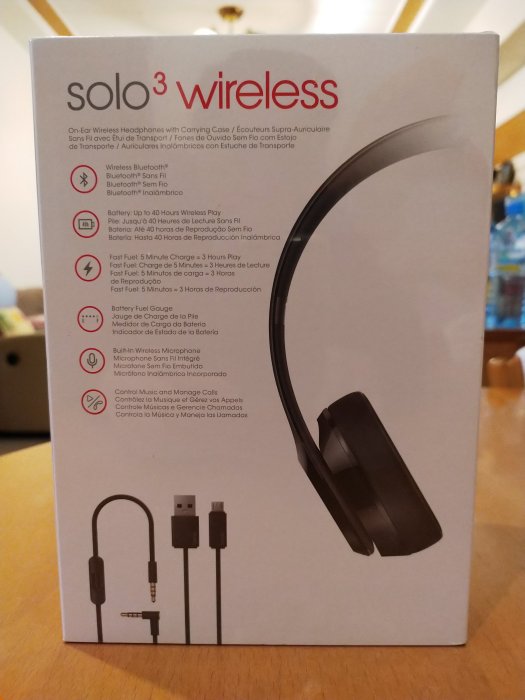 全新現貨 Beats Solo3 Wireless 無線藍芽耳機 Gloss Black 限量 7500元