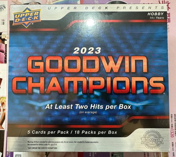 【紅葉球員卡】2023 Upper Deck Goodwin Champions 古德溫冠軍綜合收藏卡系列 盒卡