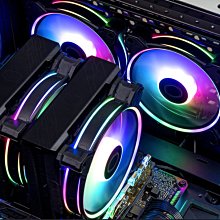 小白的生活工場*Coolermaster MF140 Halo2 黑色 雙環式ARGB光效 14公分風扇